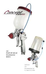 Pistolet lakierniczy Anest Iwata Air Gunsa Concept AZ3 HTE P.A.S