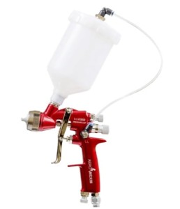 Pistolet lakierniczy Aerometal V1 Hybrid Press z podciśnieniem do gęstych materiałów