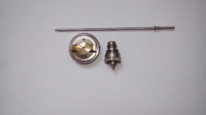 Iglica  + dysza + głowica zestaw dysz zamiennik do IWATA  W200 i W400